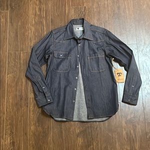 NWT Tellason Topper White Oak Cone denim